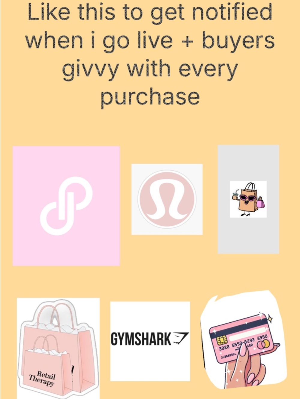 This is my live flyer please like it to get notified when I go live 💕💕
